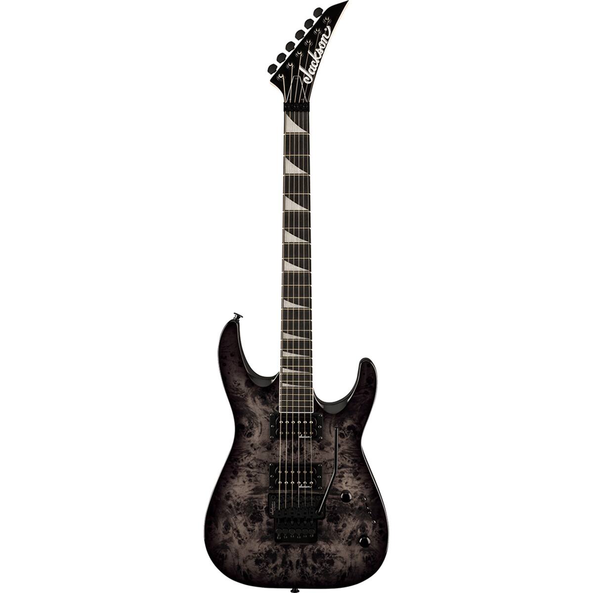 Front. Jackson - Jackson JS Series Dinky JS32 DKAP Electric Guitar, Amaranth Fingerboard, Transparent Black.