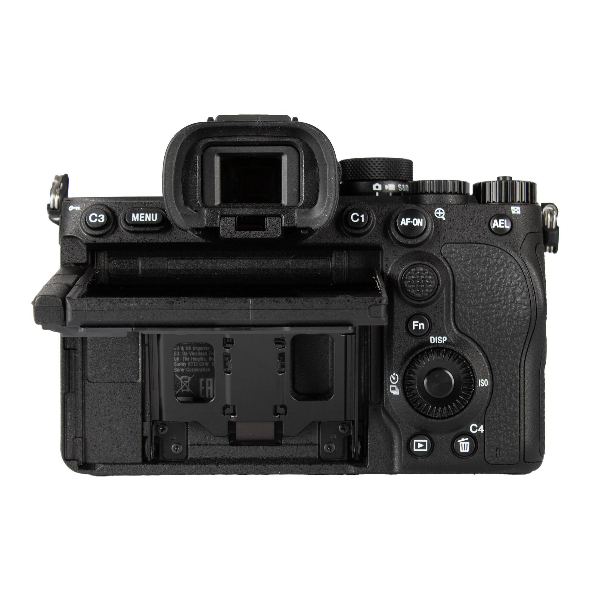 0- C3 MENU C1 9  SM AF-ON - AEL d 1 1 imparter T2 de Vinrtiean I  The - - Surey su .. Sony Comporation EA Fn DISP ISO 4 C4