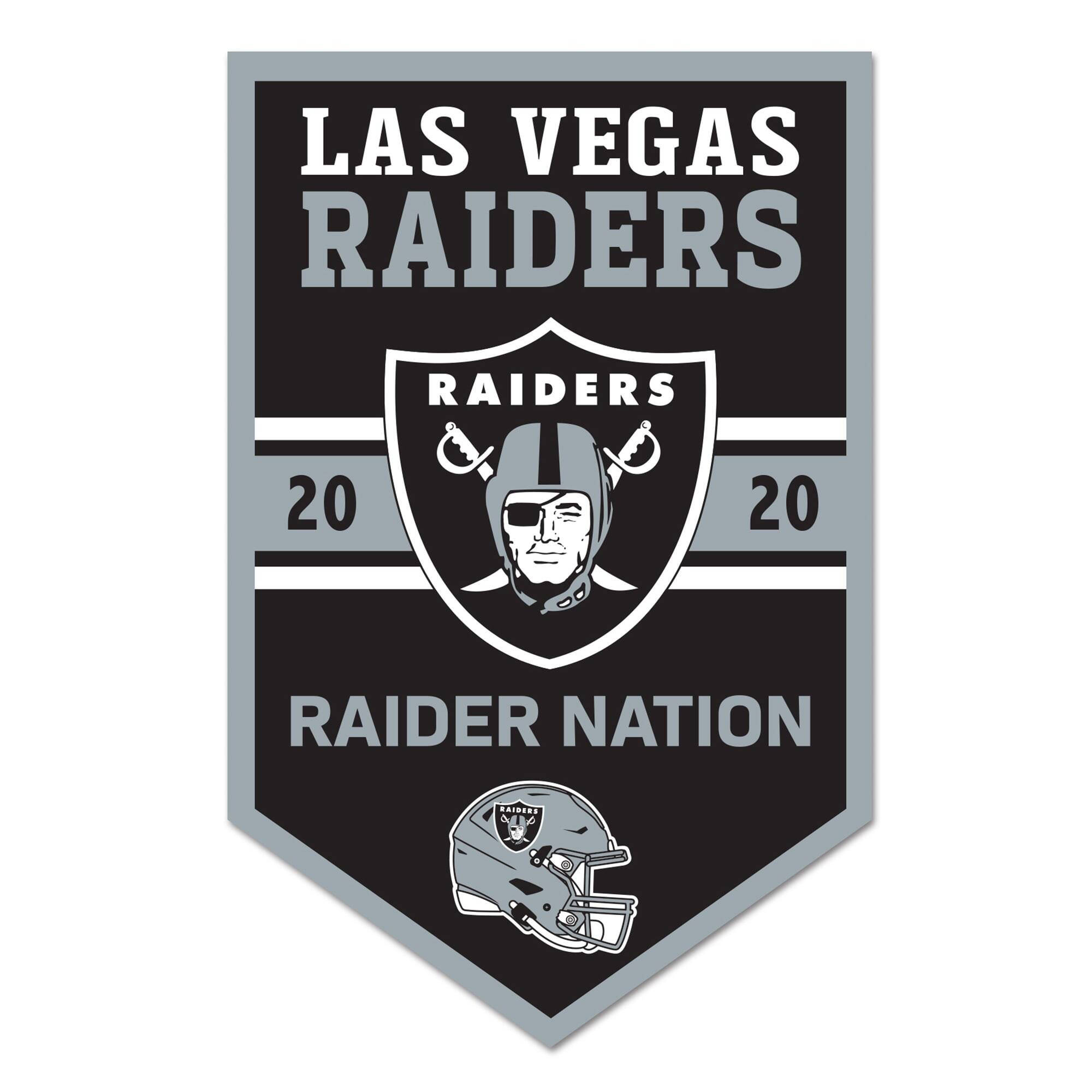 Las Vegas Raiders 11" x 17" Chevron Wood Sign
