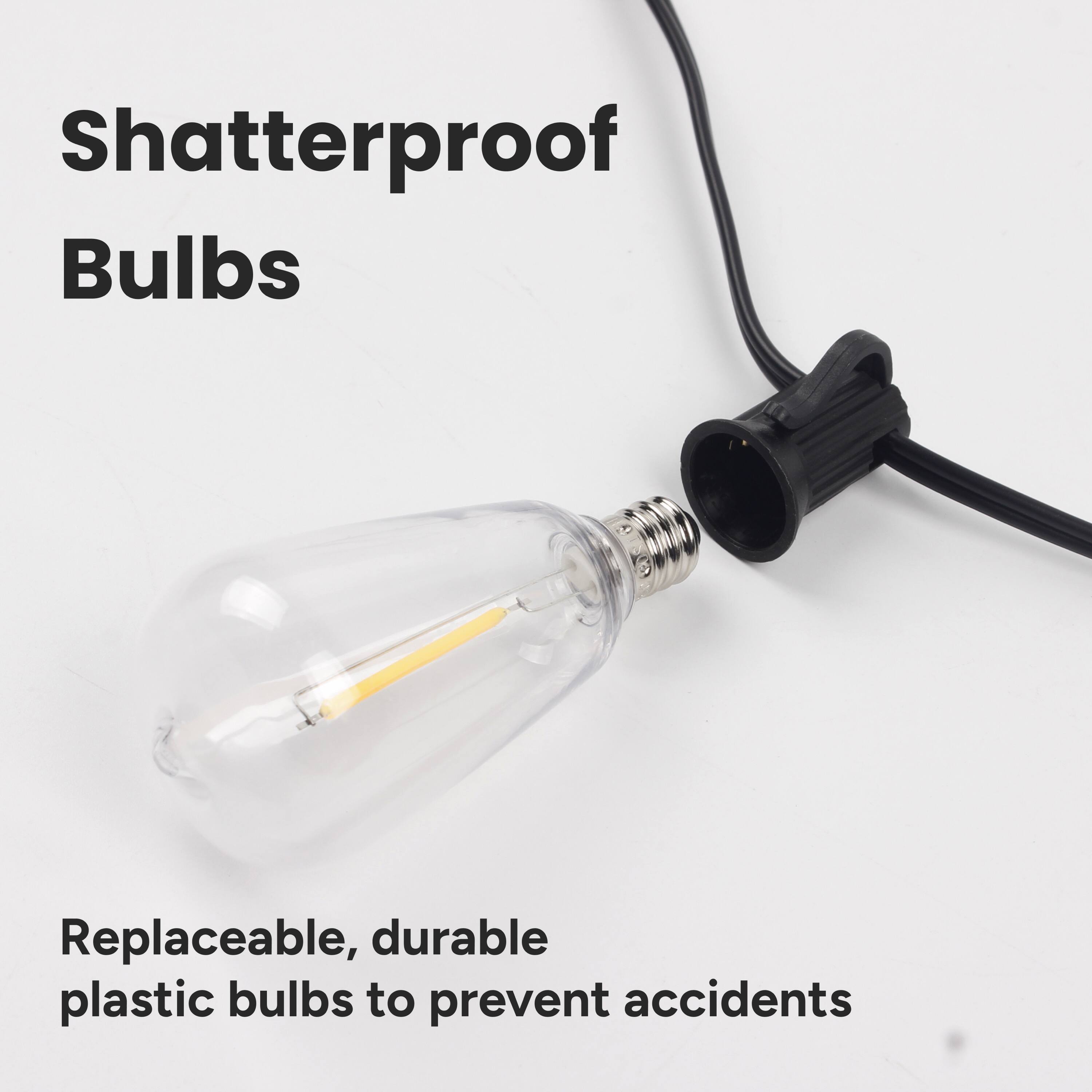 Shatterproof Bulbs

Replaceable, durable plastic bulbs to prevent accidents