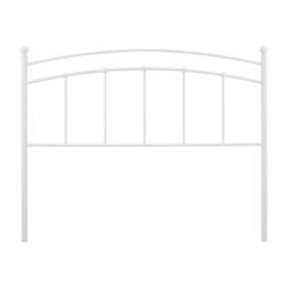 FurniFact - Metal Queen Headboard with Durable Frame and Classic Design for Bedroom - White