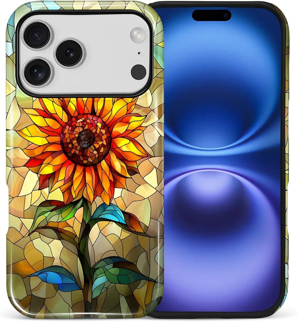 Stained Glass Sunflower