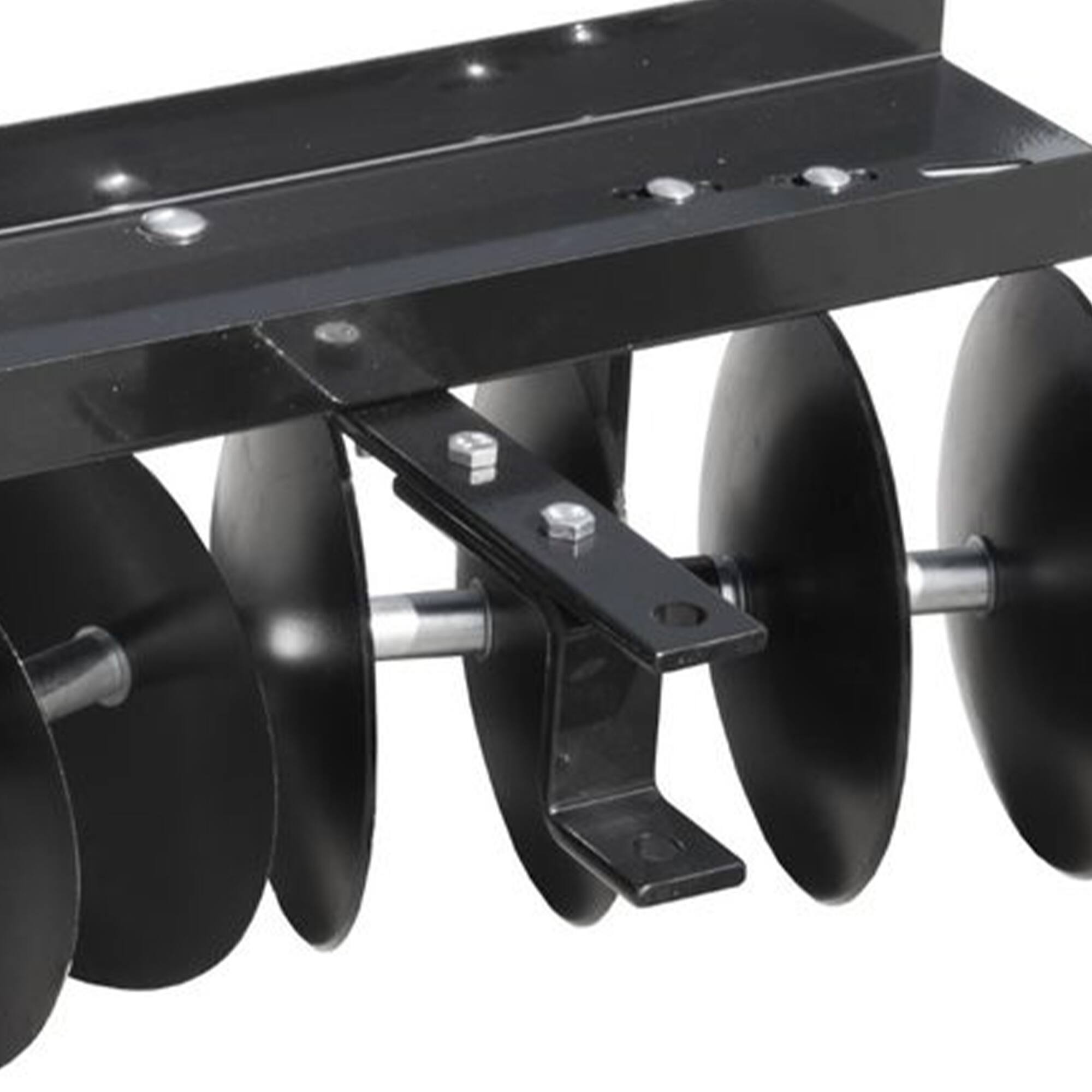 Alt View 5. Field Tuff - Field Tuff 39 Inch Tow Behind Garden Soil Cultivator Sleeve Hitch Disc Harrow - Black.
