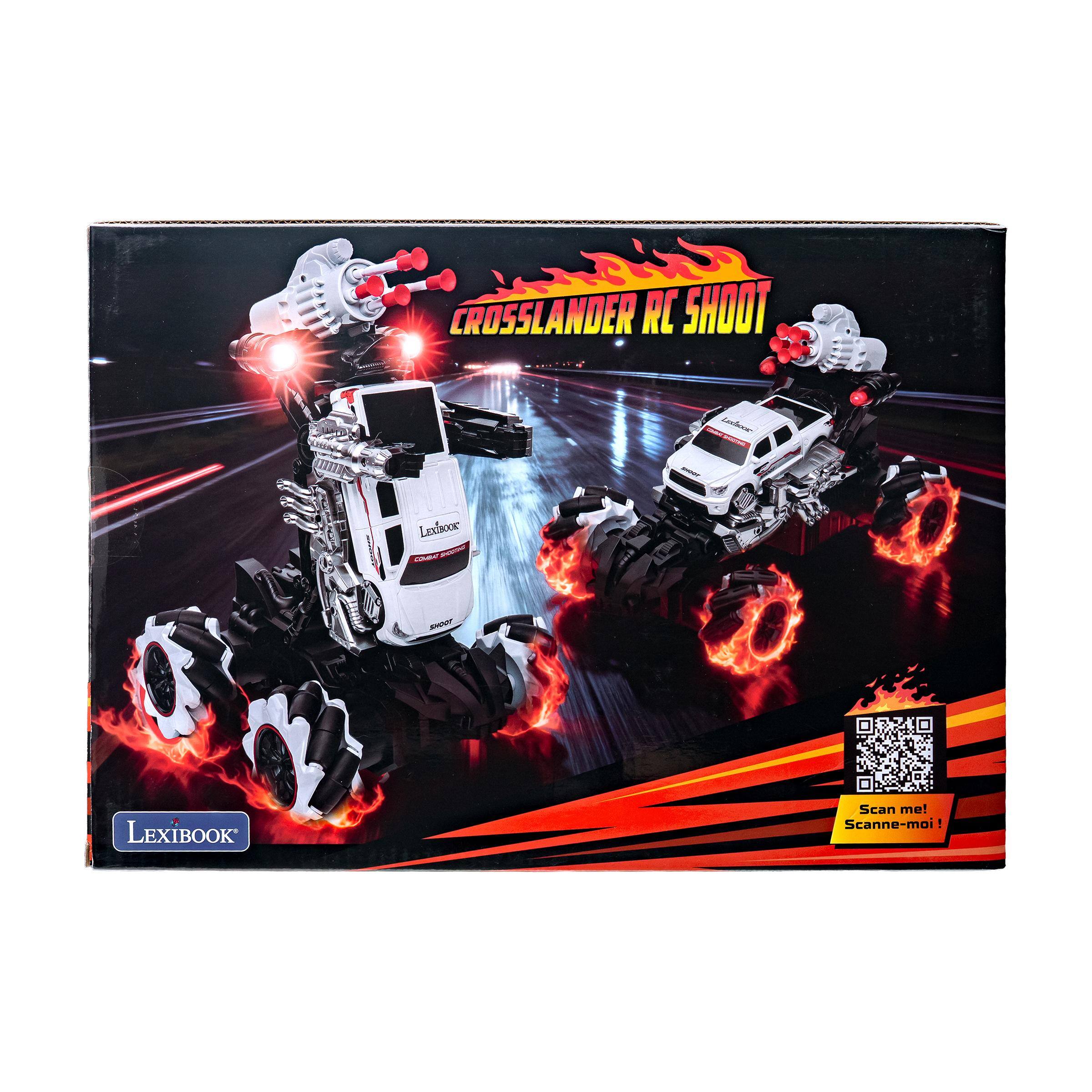 CROSSLANDER RC SHOOT

Luxtrook-
TODAY
LEXIBOOK COMBAT SHOOT

LEXIBOOK

Scan me! Scanne-moi!