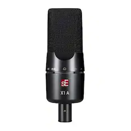 sE Electronics - X1 A Black Condenser Microphone with Cardioid Polar Pattern