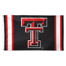 WinCraft - Texas Tech Red Raiders 3' x 5' Vertical Stripe Deluxe Single-Sided Flag - Multicolor
