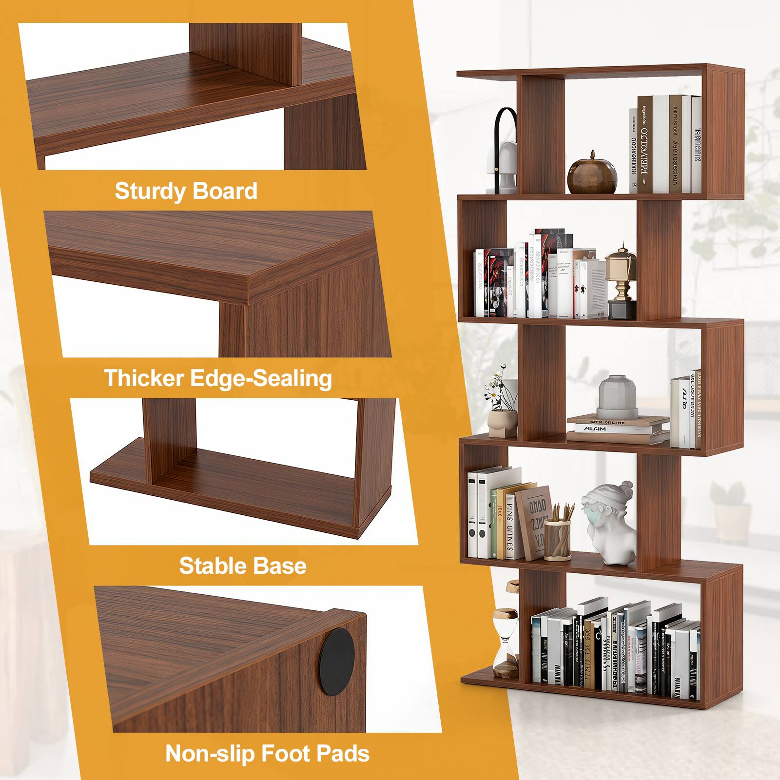 Sturdy Board  
- S 000mlowmed  
COMPORT  
VINISIONS X DESOURUM  
Mandas  
Thicker Edge-Sealing  
Stable Base  
KINS OLINES  
ONJO 2,000  
un WT. - PILGIM  
FUTO  
1918 SAISTERES  
IIIIIII  
6255 IC CT  
-0029238  
SOURCE  
I  
Non-slip Foot Pads