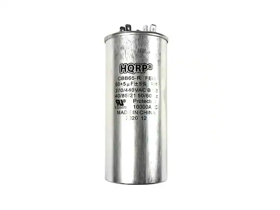HQRPO
CBB65-R FEQ
60+5 µF ±5%
370/440VAC B S2
40/85/21 50/60Hz
Protected
E335070
10000A
MADE IN CHINA
2020 12
