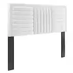 Front. Modway - Believe Channel Tufted Performance Velvet King/California King Headboard by Modway - White.