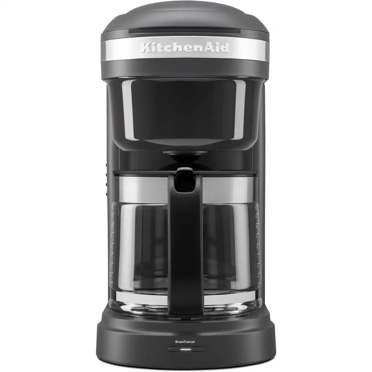 KitchenAid - 12-Cup Drip Coffee Maker with Spiral Showerhead - Matte Charcoal Gray