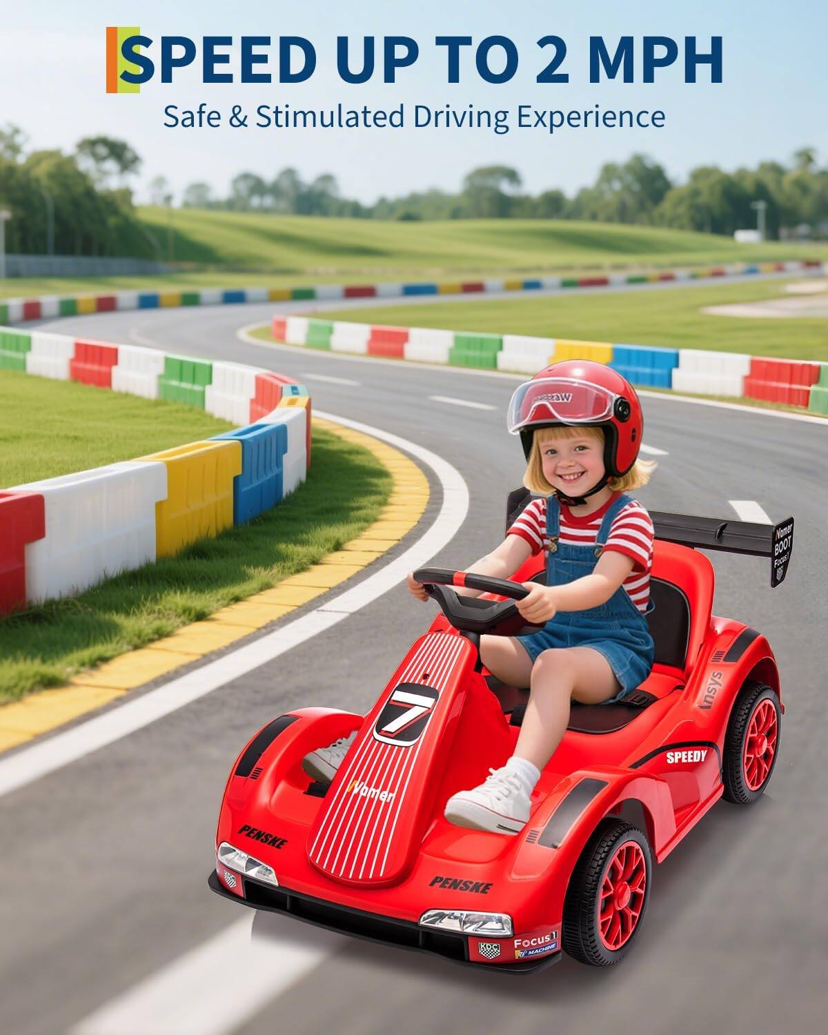 SPEED UP TO 2 MPH
Safe & Stimulated Driving Experience
Penske
Speedy
Focus 1
KPC
by MAGNET