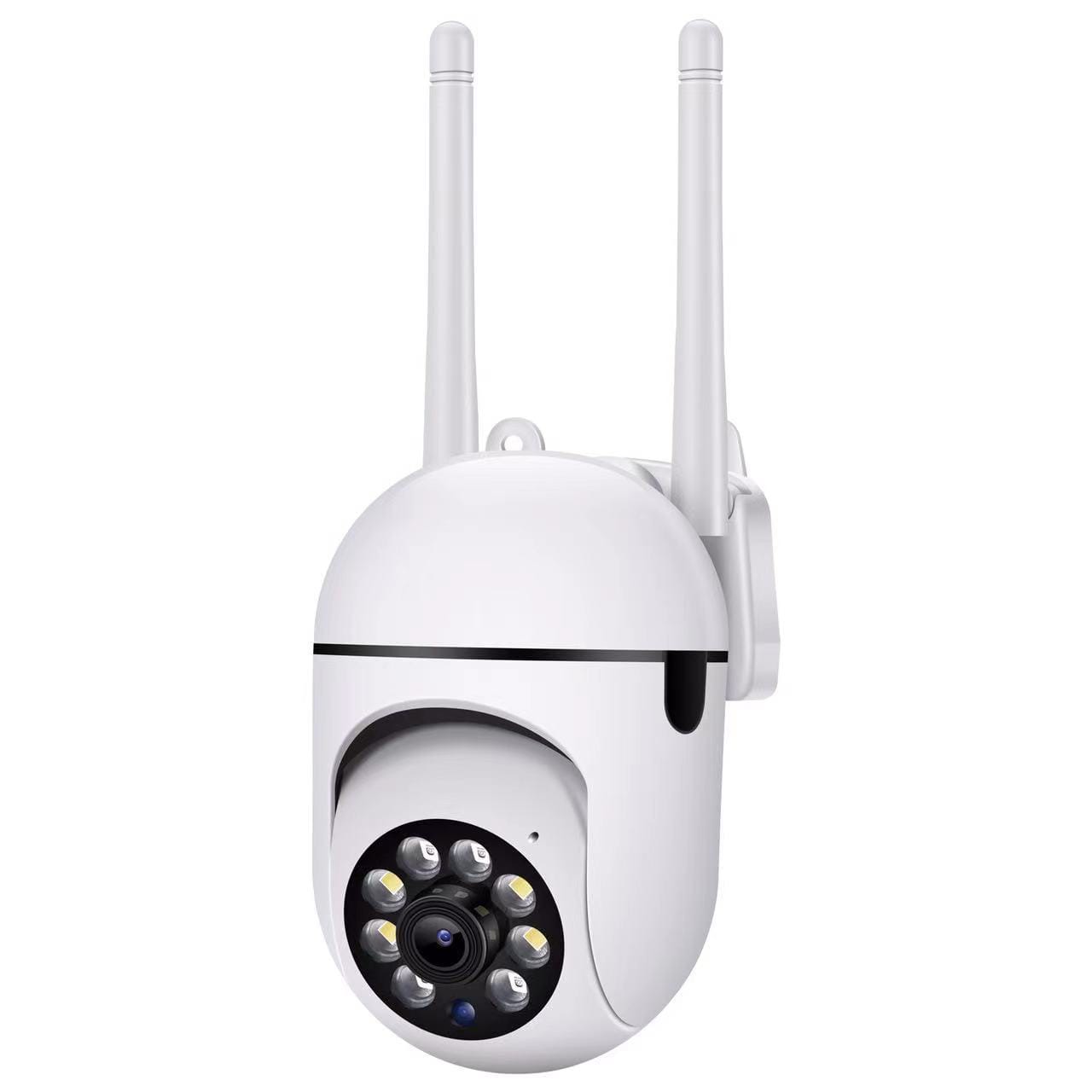 Cluzine - Outdoor 360° PTZ WiFi Security Camera,3 Night Vision Modes,AI Human Detection
