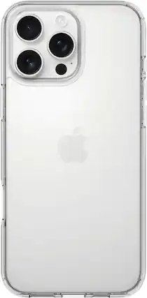 Front. Insignia™ - Hard-Shell Case for iPhone 16 Pro Max - Clear.