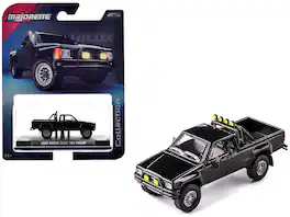 1985 Toyota Hilux SR5 Pickup Truck Black "Collection" Series 1/64 Diecast Model Car by Majorette