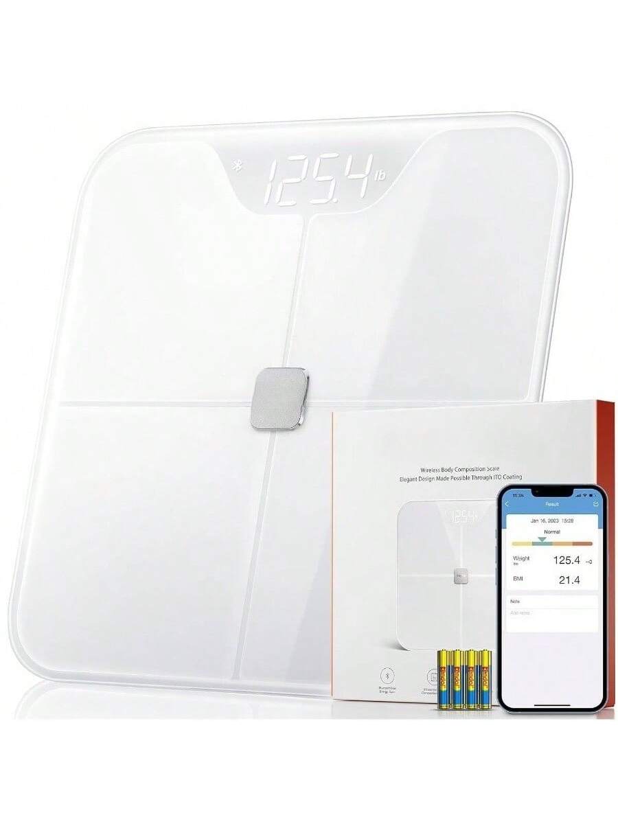 125.4 lb

Wireless Body Composition Scale
Elegant Design Made Possible Through ITO Coating

Weight: 125.4 lb
BMI: 21.4

Jan 16, 2023 15:28
Normal