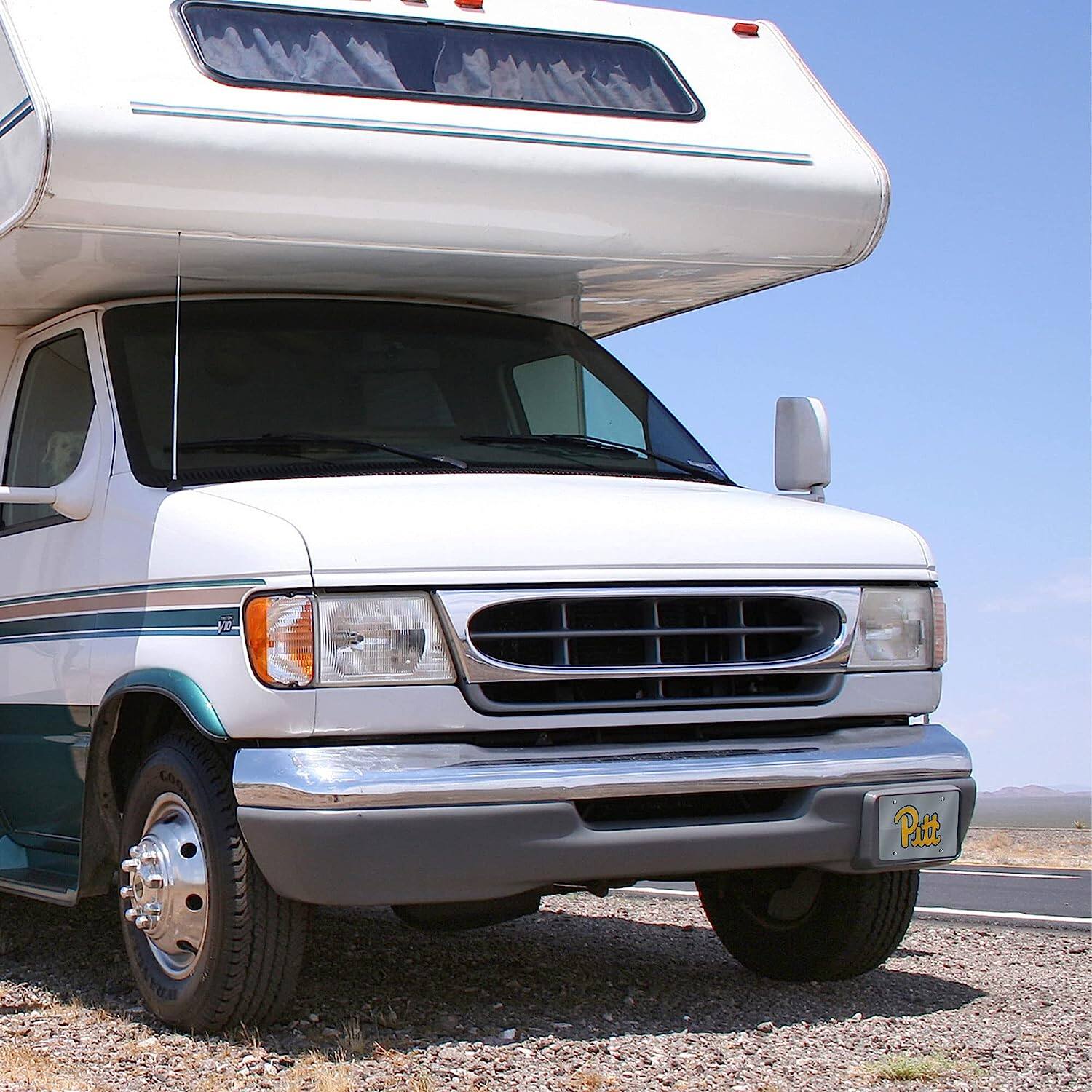 Alt View 4. Rico Industries - Pittsburgh PITT Panthers Mirrored Laser Cut License Plate Laser Tag - Multi.