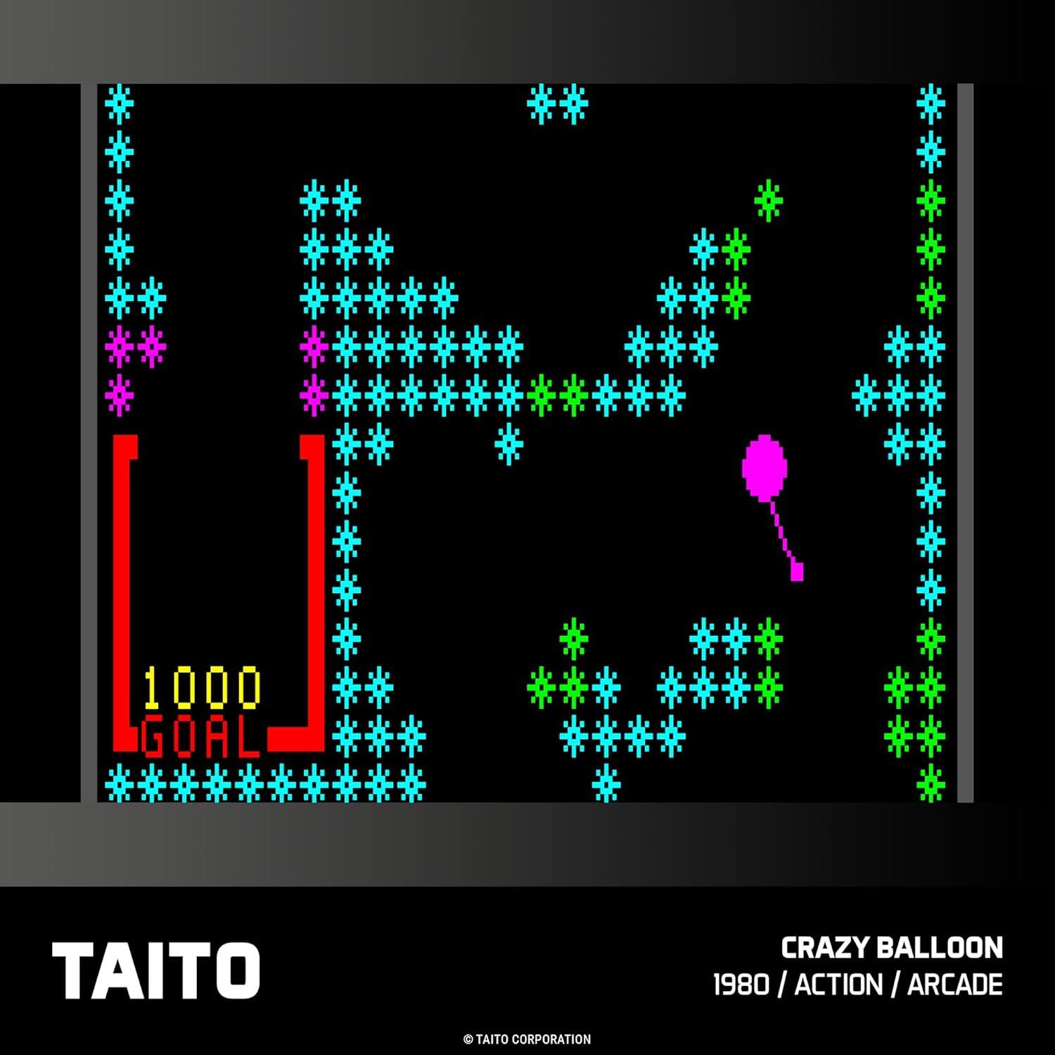 1000 GOAL TAITO C  
TAITO CORPORATION  
CRAZY BALLOON 1980  
1980 / ACTION / ARCADE
