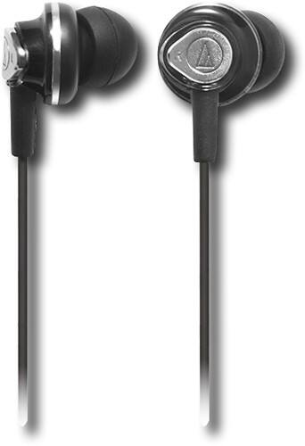 Angle Standard. Audio-Technica - Earbud Diaphragm Headphones.