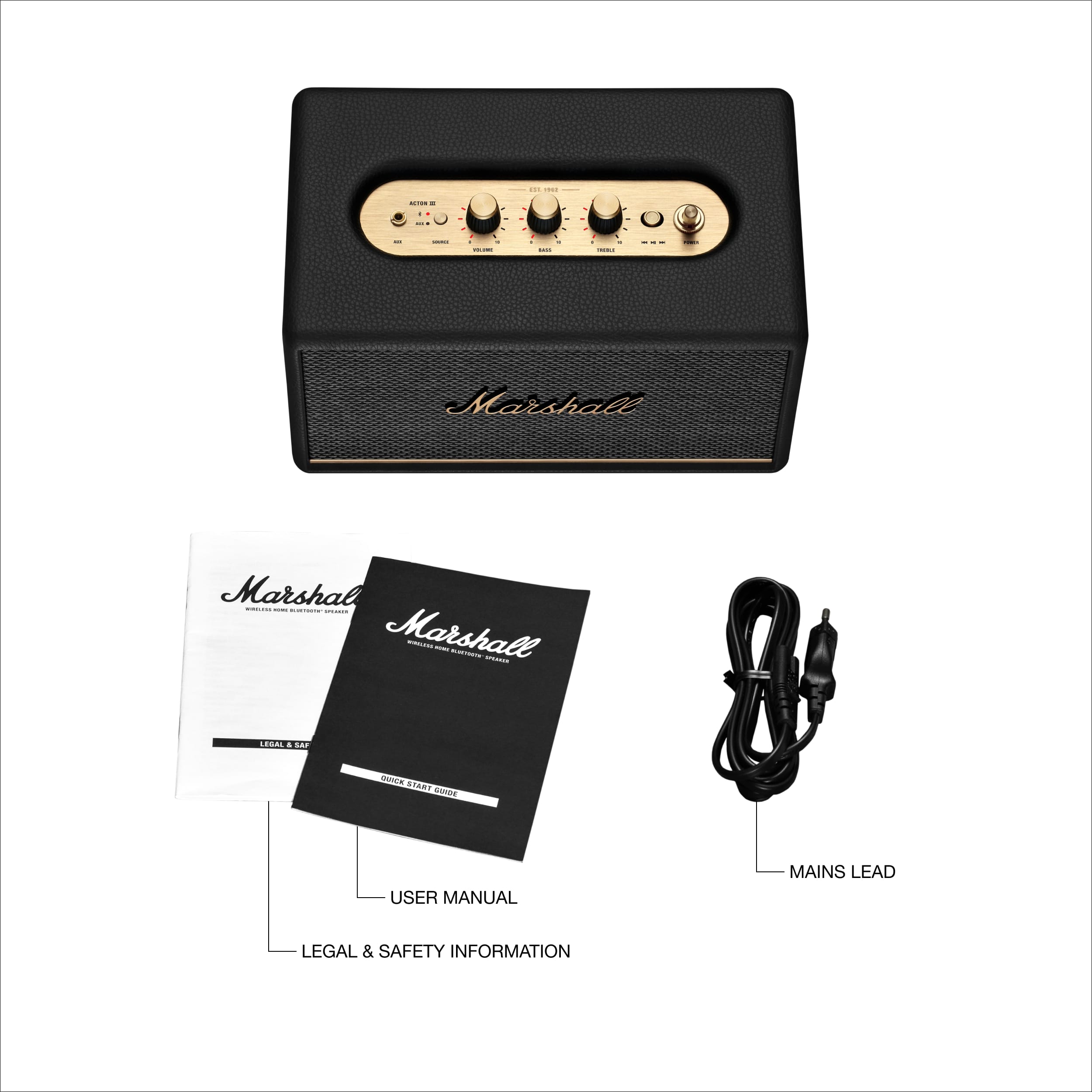 Marshall Amplifier User Manual, Mains Lead, Legal & Safety Information