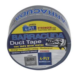 Barracuda - 1.88 in. W X 54.6 yd L Silver Duct Tape