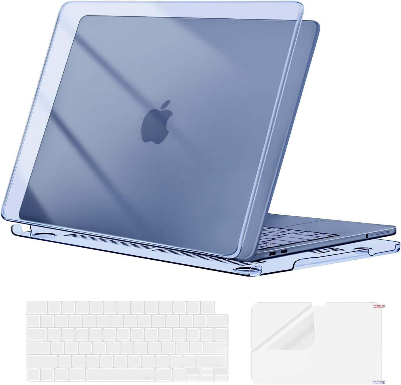 mosiso - MacBook Neo 13-inch A3404 (A18 Pro) Hard Shell Case with Keyboard Covers & Screen Protector - Crystal Indigo price history on PriceWatchPro