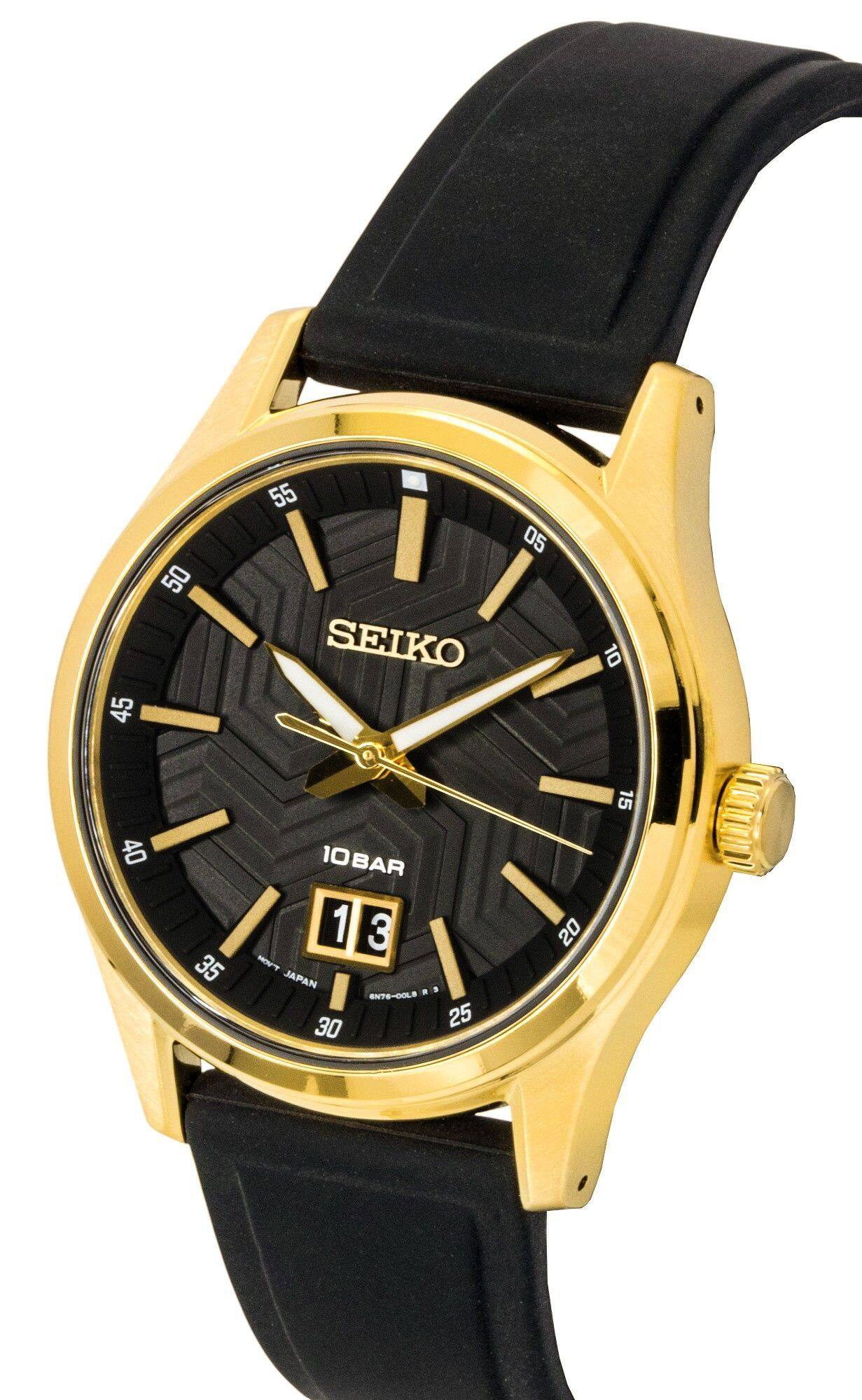 Seiko Conceptual Silicone Strap Dial Quartz SUR560P1 100M Men's