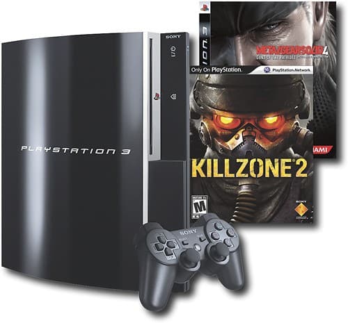 Best Buy: Sony PlayStation 3 (80GB) with Killzone 2 and Metal Gear