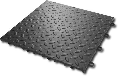 Angle Standard. Whirlpool - Gladiator Black Tile Flooring (24-Pack).