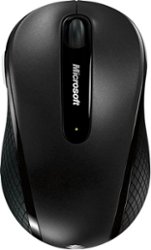 Microsoft - Wireless Mobile Scroll Mouse 4000 - Graphite - Front_Zoom