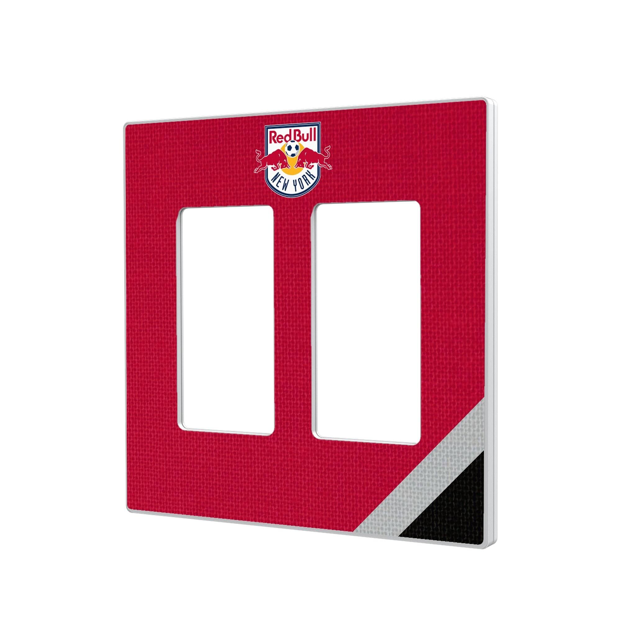 Keyscaper - New York Red Bulls Diagonal Stripe Design Double Rocker Lightswitch Plate - Multicolor price history on PriceWatchPro