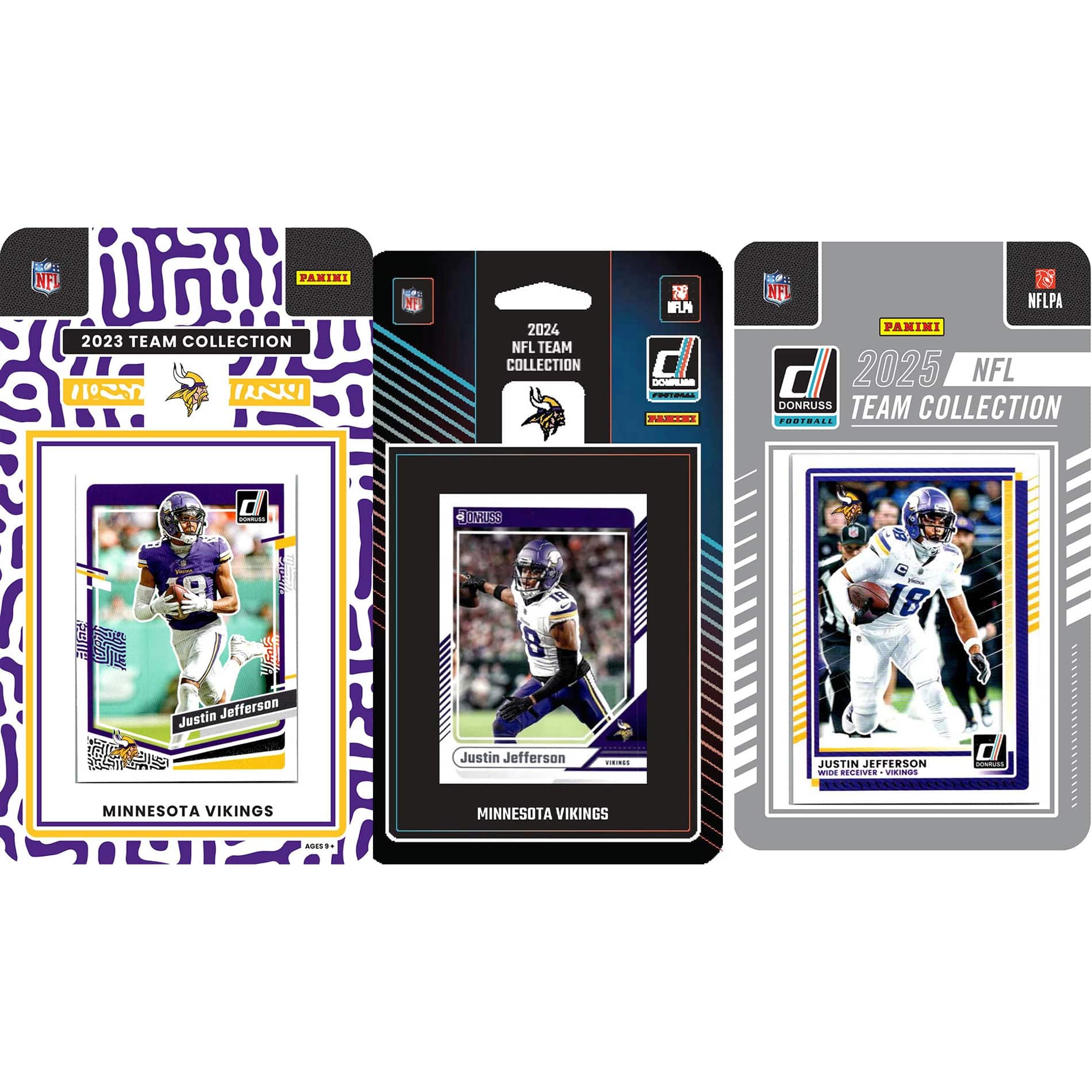 C&I Collectibles - Minnesota Vikings Multi-Season Trading Card Set - Multicolor
