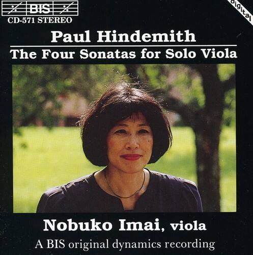 CD-571 STEREO  
Paul Hindemith  
The Four Sonatas for Solo Viola  
Nobuko Imai, viola  
A BIS original dynamics recording