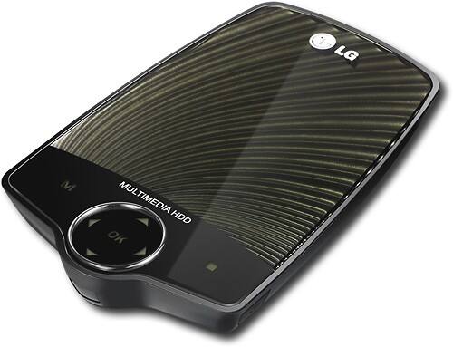 Angle Standard. LG - 500GB External Multimedia Hard Drive.