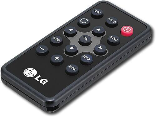Remote Standard. LG - 500GB External Multimedia Hard Drive.