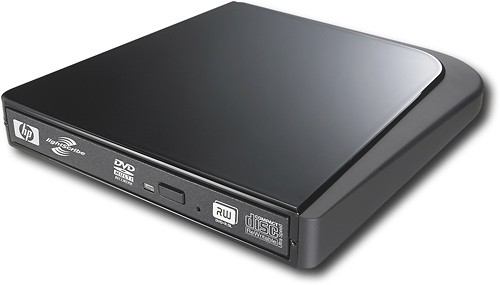 Best Buy: HP 8x External Double-Layer USB 2.0 DVD±RW/CD-RW Drive 