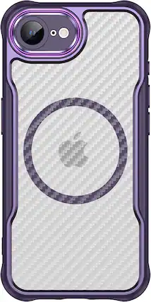Front. SaharaCase - Raider Series ProArmor Case for Apple iPhone 16e - Purple Orchid.
