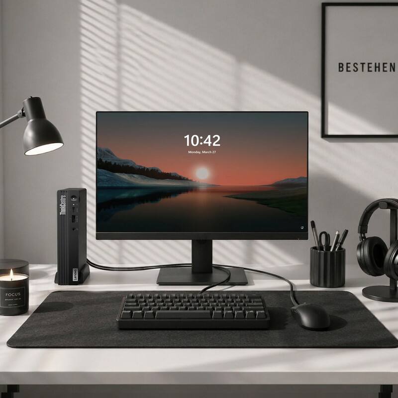 BESTEHEN  
10:42  
Monday, March 22  
ThinkCentre Lenovo FOCUS