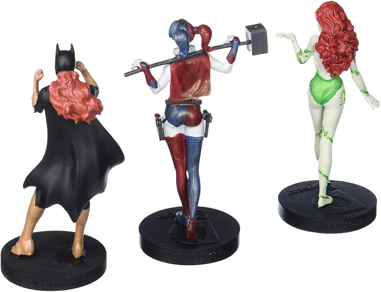 Alt View 2. Eaglemoss - Eaglemoss DC Masterpiece Collection #2: Femme Fatales Figurine Set - Batgirl, Harley Quinn, Poison Ivy.