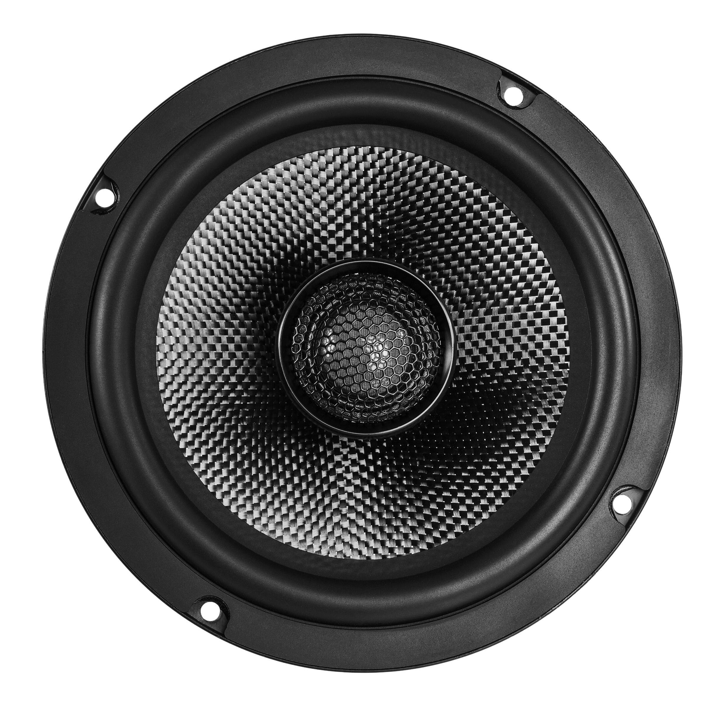 Angle. NVX - XSP652 600W Peak (200W RMS) 6.5in X-Series 2-Way Coaxial Speakers with Carbon Fiber Cones and 25mm Silk Dome Tweeters.