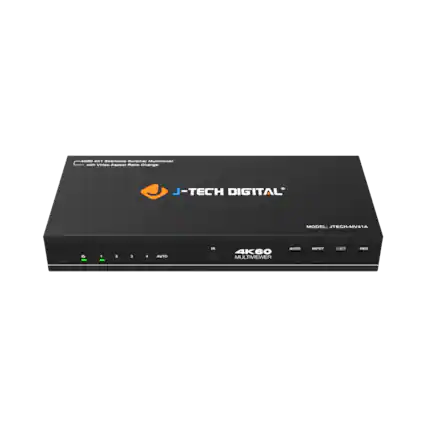 J-TECH DIGITAL MODEL: JTECH-MV41A 4K60 MULTIEWER AUTO INPUT RES