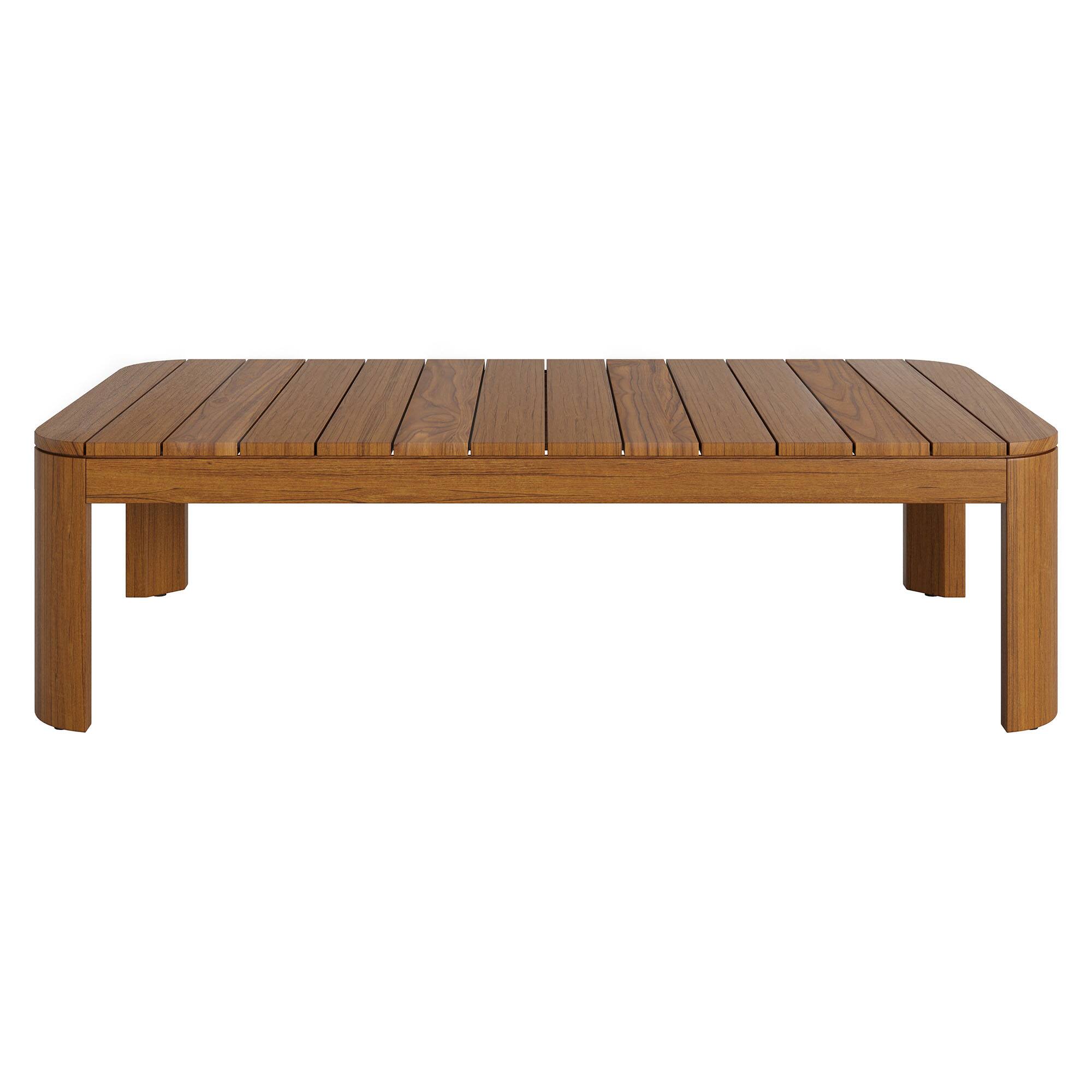 Alt View 3. Modway - Kona 47 Inch Outdoor Teak Wood Coffee Table by Modway - Natural.