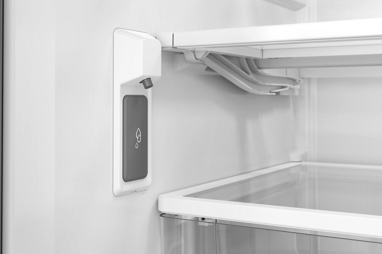 Alt View 6. KitchenAid - 20 Cu. Ft. French Door Refrigerator with PrintShield Finish and Interior Dispense - PrintShield Stainless.