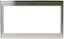 Angle. GE - 27" Built-In Trim Kit for Select GE Microwaves - Stainless steel.
