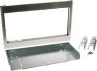 27" Built-In Trim Kit for Select GE Microwaves - Stainless Steel - Front_Zoom