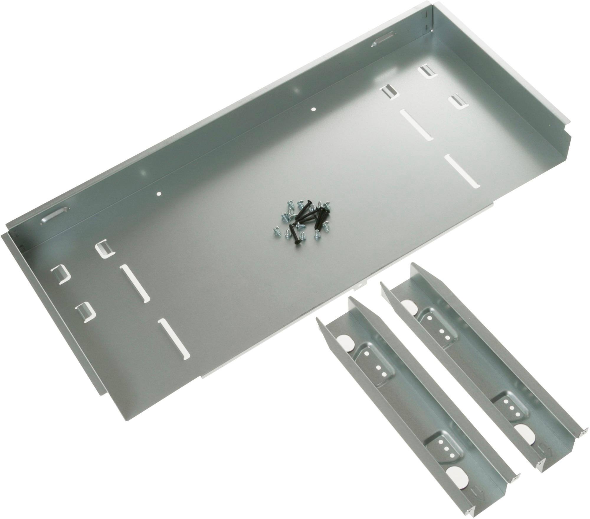 Alt View 11. GE - 27" Built-In Trim Kit for Select GE Microwaves - Stainless steel.