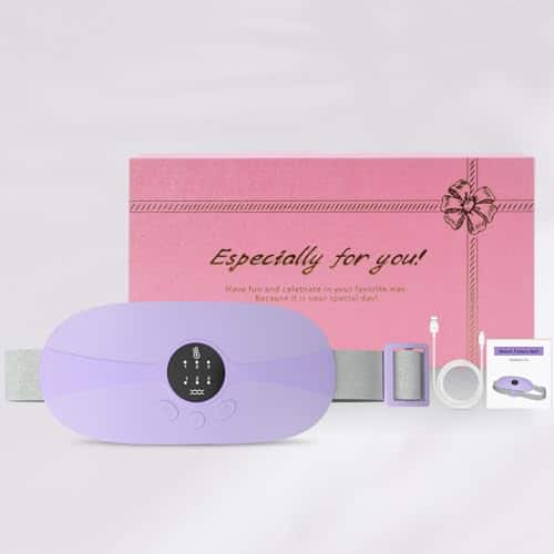 The Best Inks - Protable Heating Pad For Period Cordless Menstrual With 3 Heat Levels And Vibration Massage Modes Gifts Her Women Girl - Purple