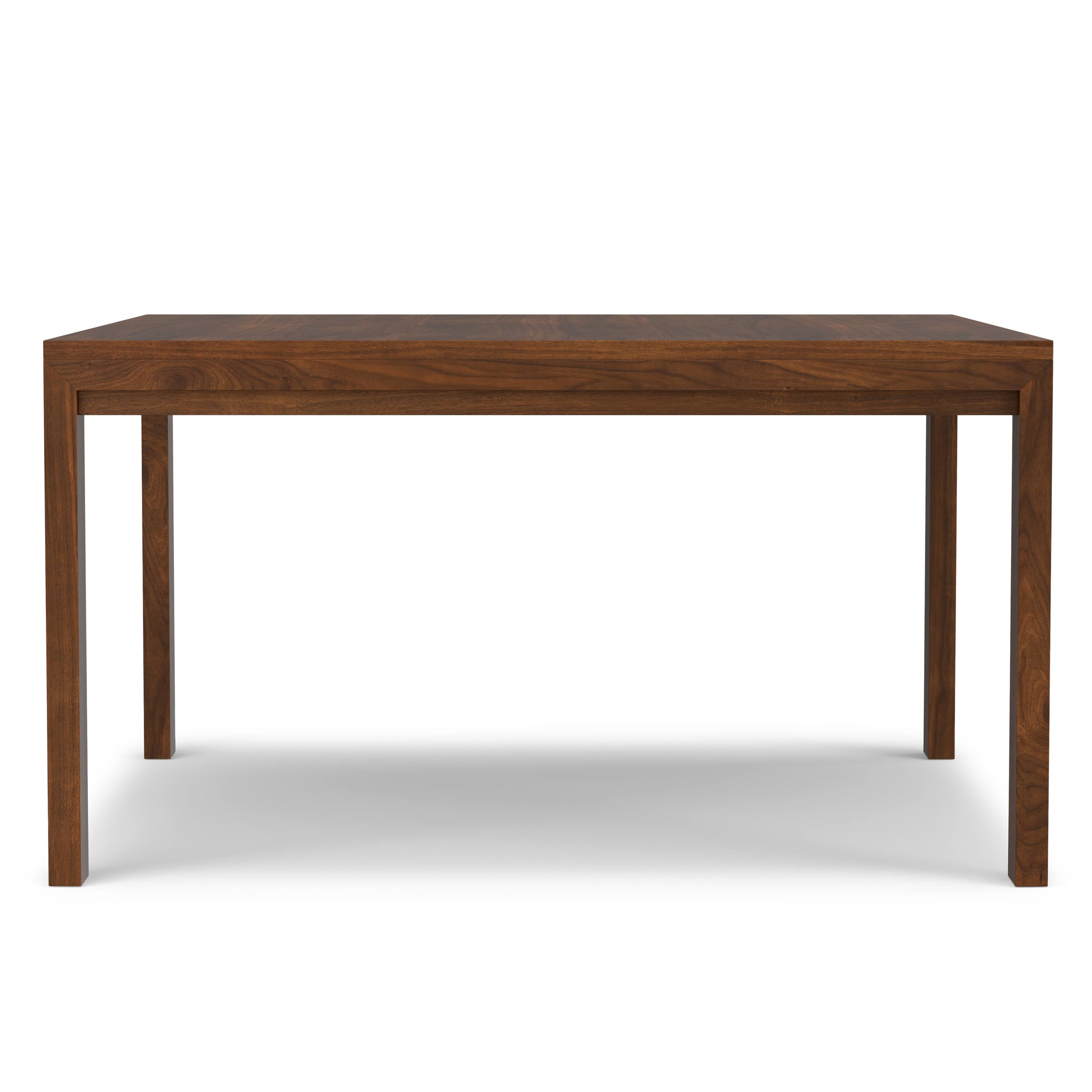 Alt View 1. Simpli Home - Wilson 54 inch x 54 inch Square Transitional Dining Table in Walnut Veneer - Walnut Veneer.