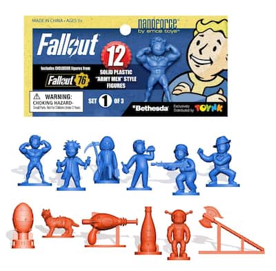 Toynk Fallout Nanoforce Series 1 Army Builder Figure Collection Toynk Fallout Nanoforce Series 1 Army Builder Figure Collection