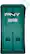 Front Zoom. PNY - Micro Sleek 32GB USB 2.0 Flash Drive - Teal.
