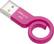 Alt View Zoom 1. PNY - Monkey Tail 16GB USB 2.0 Flash Drive - Pink.